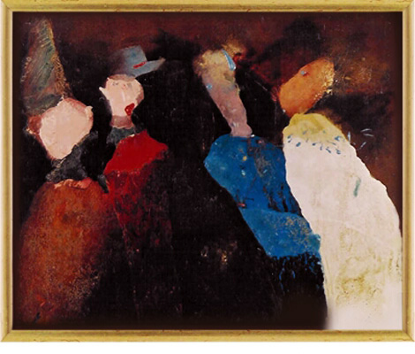Julia_painting_54_in the queue for oranges_50x60.jpg